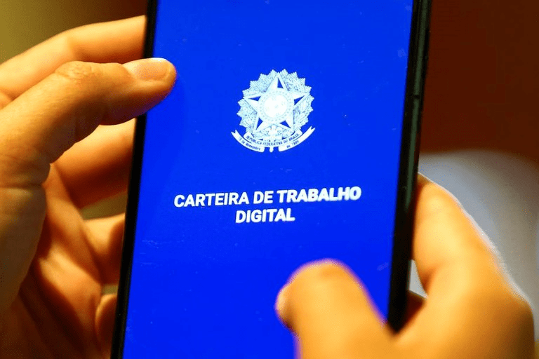 Imagem: carteira de trabalho digital