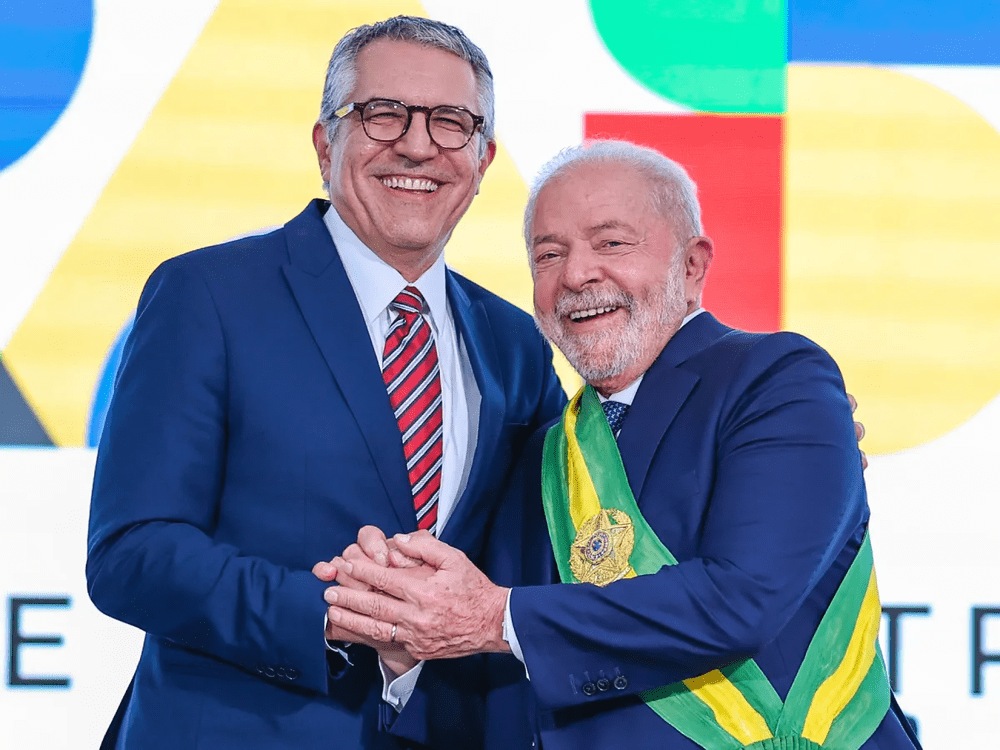 Foto da posse de Alexandre Padilha, Ministro de Estado da Secretaria de Relações Institucionais da Presidência da República